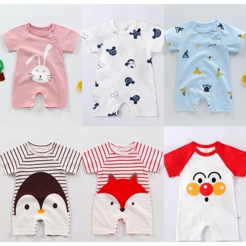 2021 New Arrival Baby Girl Romper Summer Jumpsuit Newborn Boy Girl Clothes 0-24 Months Baby Onesies Clothing For Babies