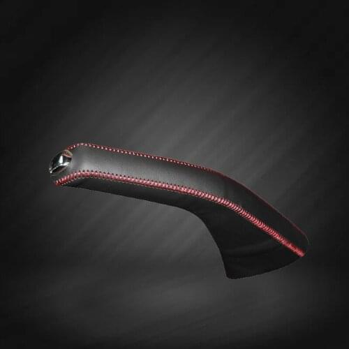 Car Hand Brake Covers Top Layer Leather Case for Chevrolet Cruze Handbrake Grips Genuine Cover Auto Handbrake