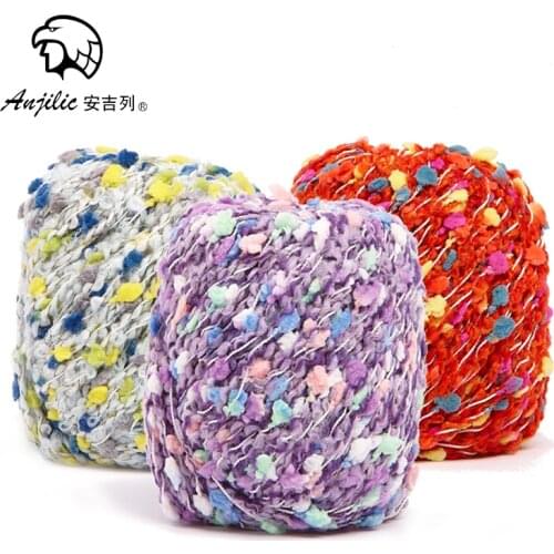 Free shipping 50g/Ball Fashion Imported Thick Anti-Pilling Low Shrinkage Yarn For Hand Knitting Wool Scarf Coat Coat
