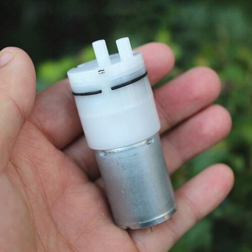 DC 3.7V Vacuum Pump Micro 370 Motor Air Pump Large Flow Sphygmomanometer Breast Pump Negative Pressure Pump Oxygen Pump Aquarium