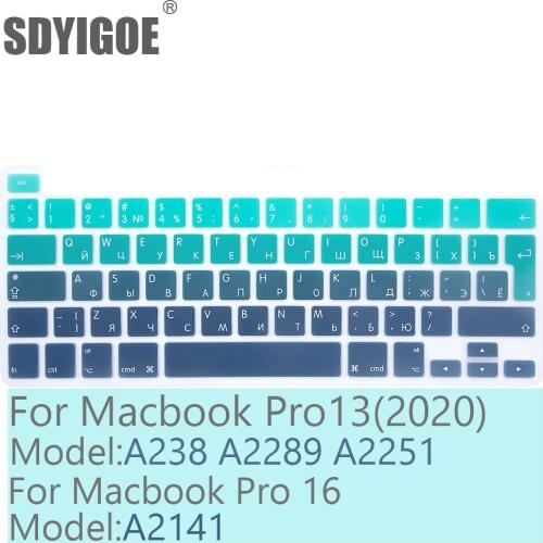 For macbook pro13 2020 Keyboard cover Laptop protective film 13" A2338 A228 9A2251A2141 For MacBook pro16 silicone keyboard case