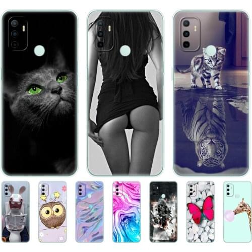 For OPPO A53 Case 2020 Silicon Soft TPU Phone Cover for OPPO A53S A32 Case Bumper OPPOA53 A 53 6.5" Fundas CPH2127 CPH2135 Etui
