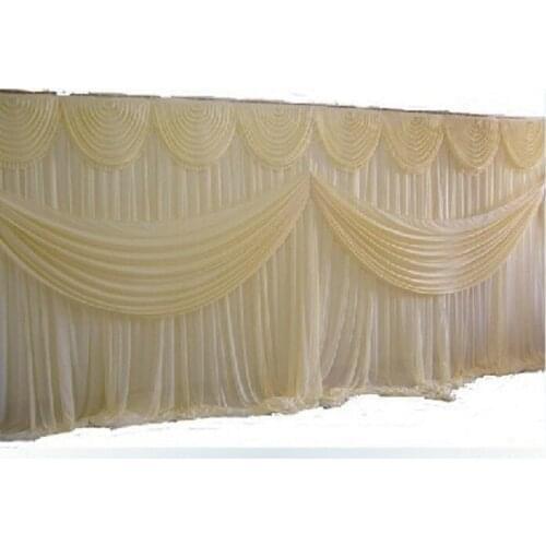 Hot Wedding Backdrops Wedding stage decor romantic wedding decor 10ftx20ft wedding backdrop curtain