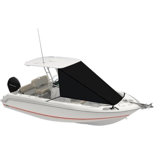 Marine Boat T-Top Bow Shade Extension Kit Black Blue Grey MA 047