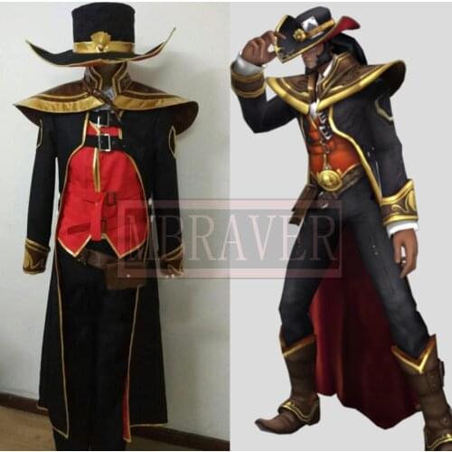 LOL Twisted Fate Cosplay Costume the Card Master Twisted Fate Cosplay