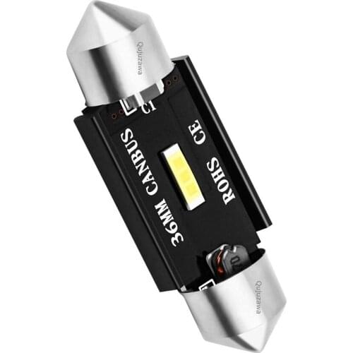 100Pcs Festoon 31mm 36mm 39mm 41mm Super Bright CSP LED Bulbs C5W C10W Canbus No Error Car Interior Reading Light Auto Dome Lamp