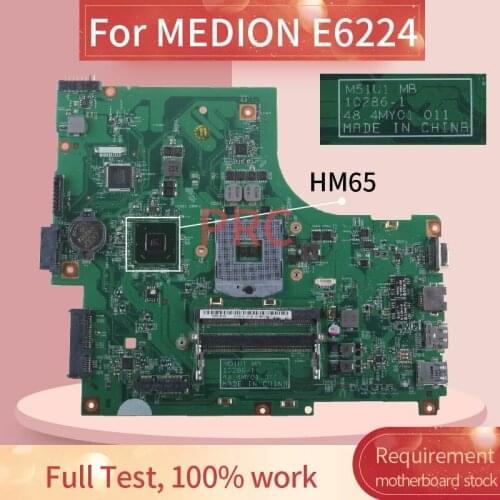 For MEDION E6224 Notebook Mainboard 10286-1 HM65 DDR3 Laptop motherboard