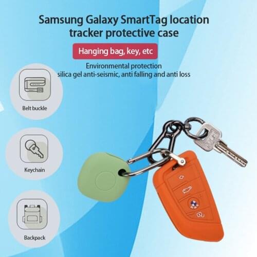 Multi-colors Case For Samsung Galaxy SmartTag Location Tracker Silicone Protective Sleeve Anti-fall Scratch-resistant Cover