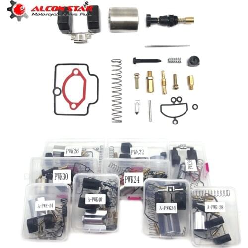Alconstar- 24 26 28 30 32 34 36 38 40mm KOSO OKO KENHIN PWK Motorcycle Carburetor Master Card Rebuild Kit Spare Power