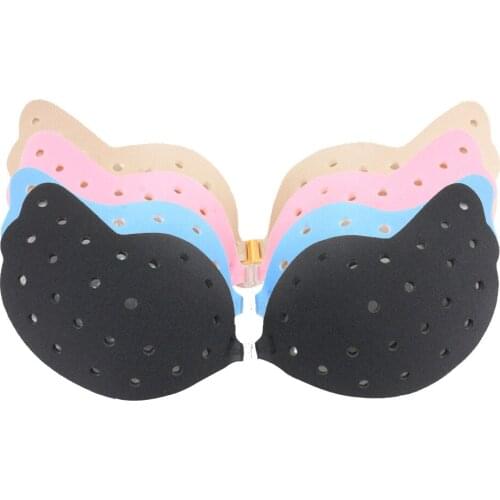 Breast Shields Chest Stickers Silicone Breast Bust Patch Push Up Nipple Cover Pasties Invisible Breathable Adhesive Sticky Bra