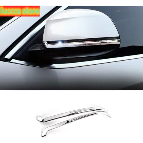 Car Styling Rearview Mirrors Cover Trim Strips For BMW 1 3 4 5 7Series GT X1 X3 X4 X5 F15 X6 F16 F10 F18 F30 F31 F34 F25 F26
