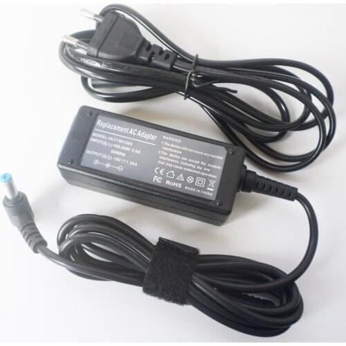 New 19V 1.58A 30W AC Adapter Battery Charger Power Supply Cord For Acer Aspire One ZG5 ZA3 NU ZH6 AOD150-1920 AOD150-1089 Laptop