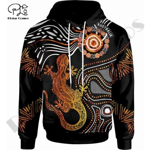 PLstar Cosmos 3DPrinted Newest Tribal Aboriginal Lizard Sunshine Unique Harajuku Streetwear Unisex Hoodie/Sweatshirt/Zip Style-3