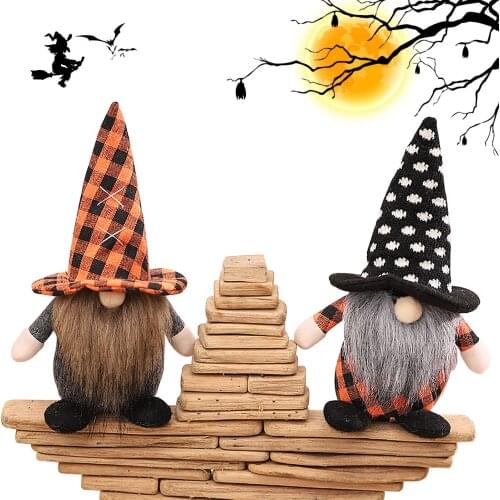 Halloween Plush Gnome Swedish Tomte Ornament Faceless Doll With Dangling Legs Dwarf Doll Halloween Decoration For Home Ornament