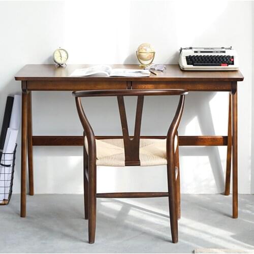 Simple Modern Solid Wood Desk Nordic Notebook Furniture Office Table and Chair Japanese Home Study Writing Desk Office Table