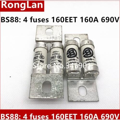 [SA]US Cooper Bussmann fuse BS88: 4 fuses 75EET 90EET 140EET 110EET 160EET 160A 690V--5PCS/LOT