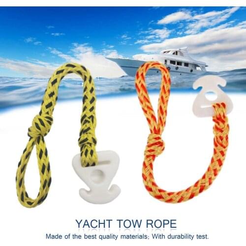 Quick Trailer Rope Connectors Yacht Tow Rope Pull Line Water Ski Ring Connection Head Rope Yacht Drag Rope Water Sports For Skis