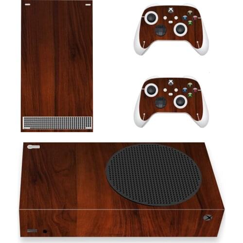Wood Style Skin Sticker Decal Cover for Xbox Series S Console and 2 Controllers Xbox Series Slim XSS Skin Sticker Vinyl