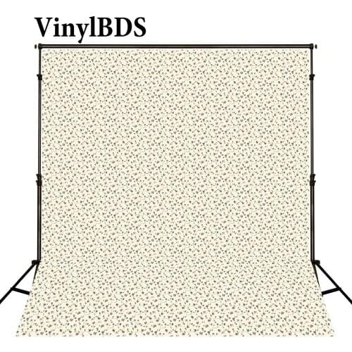 VinylBDS Newborn Dress Background Yellow White Wall Photography Backdrops Children Floral Edge Flower Photo Studio