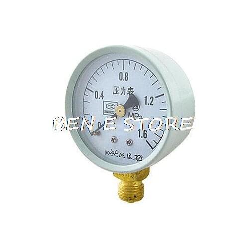 1.6MPa Round Dial Gaseous Air Water Pressure Gauge