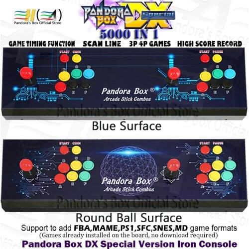 Pandora Box DX 3000 in 1 arcade game iron console retro gaming joysticks controller support FBA MAME PS1 game 3D Mortal Kombat