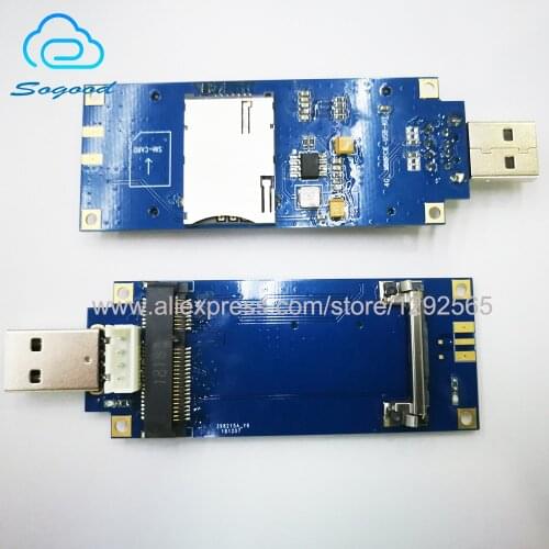 USB to Mini Pcie Adapter Transfer card Mini pcie to usb Adapter with SIM/UIM for SIM7100CE/SIM7600CE/SIM5360E/SIM5320E/SIM5360A