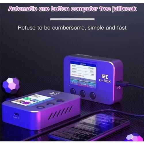 I2C C-BOX Jail Break Box for bypass ID and Icloud Password On IOS Device PC Free/Query Wi-fi Bluetooth-compatible for iphone 6-X