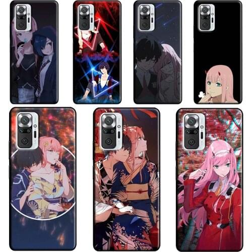 Zero Two 02 DARLING in the FRANXX Case For Xiaomi Redmi 9 9T 9C 8A 9A K40 Phone Cover For Redmi Note 10 9 Pro Note 8 8T 9S