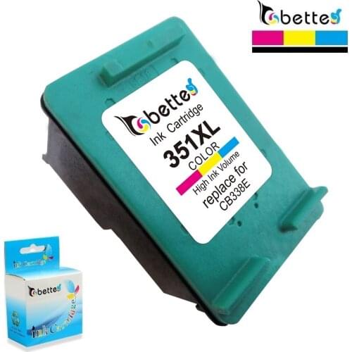 Bette Ink Cartridge Replace for HP 351XL 351 Photosmart D5300 D5345 D5360 D5363 D5368 C5288 C5290 C5293 D4200 D4245 D4260 D4268