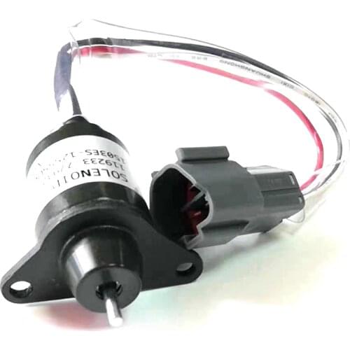 Excavator parts Foton Lovol FR60 65-7 65v8 shutdown solenoid valve flameout switch 12V