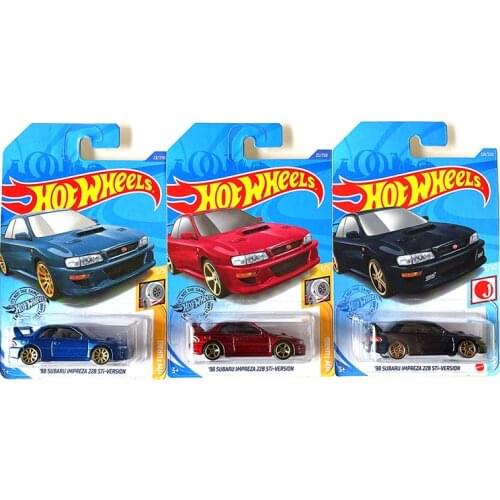 Hotwheels Hot little sports car Subaru 98 SUBARU 22B STi-VERSION Toys for Childen Collect gifts