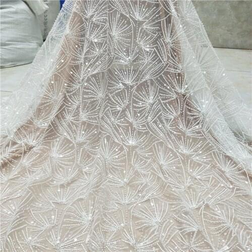 1 Yard/ Lot Seuqins Lace Fabric 130cm Width Dress Lace Fabric Bridal Lace Fabric Sequins Lace Fabric Sell By 5 Yard