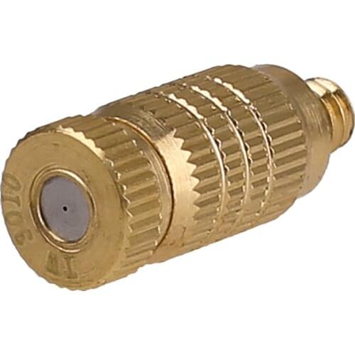 Thread 3/16 high pressure atomizing brass misting nozzles humidifier mist spray head anti-drip fine misting cooling nozzle