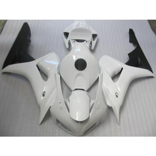 Injection molding hot sale fairing kit for Honda CBR1000RR 06 07 white black fairings set CBR1000RR 2006 2007 FC15