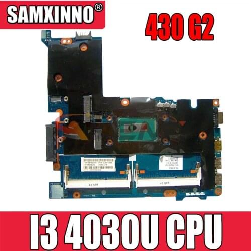 For HP ProBook 430 G2 la-b171p Laptop motherboard CPU I3 4030U ZPM30 LA-B171P 100% Test OK