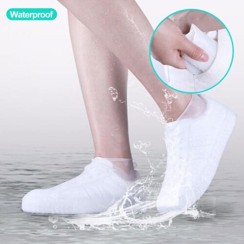 New Reusable Boots Water Proof Shoe Cover Silicone Material Unisex Shoes Protectors Rain Boots for Indoor Outdoor Rainy Days