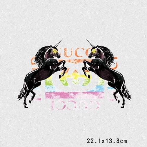 Fasion Men Letter Patches Hot Heat Transfer Cloth Printing Sticker DIY Iron On Clothing Bag Shoes Customization Logo