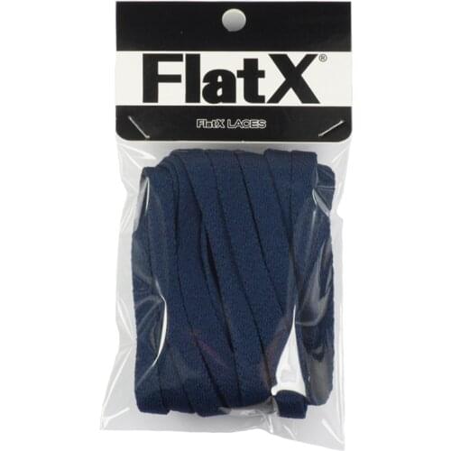 FlatX 8mm Deep Blue Shoelaces High Quality Professional Sneaker Laces Anti-Release Shoelace Lacet Branded Lace Wholesale