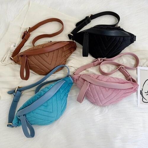 Casual Travel Belt Bag Fashion Chest Shoulder Bag For Women 2019 Waist Bags Winter Fanny Pack High quality Zipper Pouch