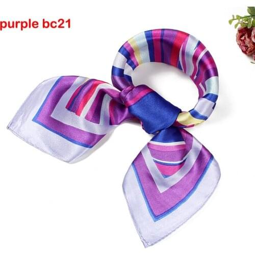 Fashion stripes ripple Office Workwear scarves silk scarf silk twill shawl scarf women 60cm BBC21