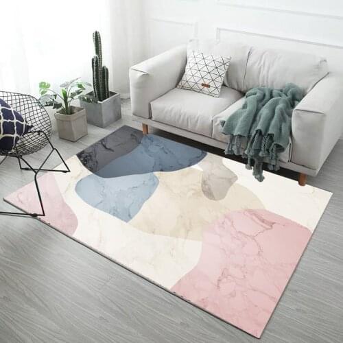 Modern Minimalist Scandinavian Carpet Living Room Coffee Table Bedroom Sofa Restaurant Home Windows and Tatami Anti-Slip Carpet