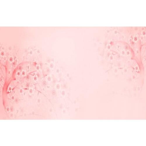 TR pink backdrops for photography bokeh pink flowers tree computer printing background for photo studio newborn photo backdrops