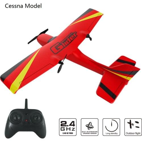 Z50 Cessna RC Plane 2.4G Gyro RTF 2CH EPP Foam Remote Control Airplane 350mm Wingspan Model Glider Drone R/C JET Air Flying Toys