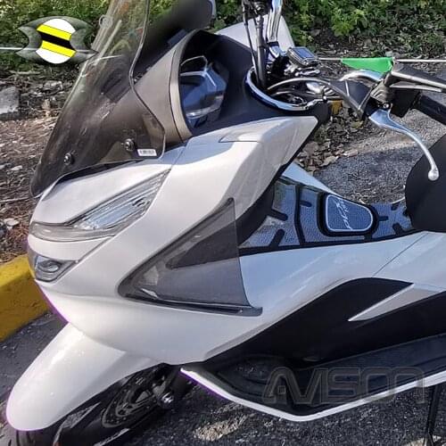 For Pcx150 Pcx125 Pcx 150 125 2018 2019 Smoke LEG SHIELD Wind Proof Crash Guard Plastic Side Visor Legshield