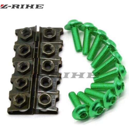 10x High quality 6MM Motorcycle Accessories Fairing body work Bolts FOR 690 390 125 rc 125 250 SMC 1190 RC8R 250