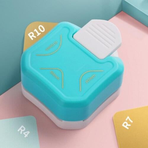 3 in 1 Mini R7/4 /10 Plastic Hole Punch DIY Card Hole Punch Pattern Photo Cutting Tool Scrapbook Hole Punch