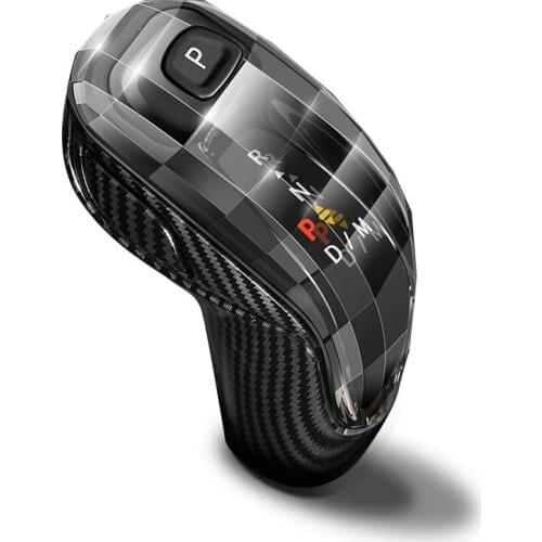 Car Accessories Interior Decoration Shift Knob Carbon Color Crystal Cutting Gear Lever Handle For XT5 XT6 XT4