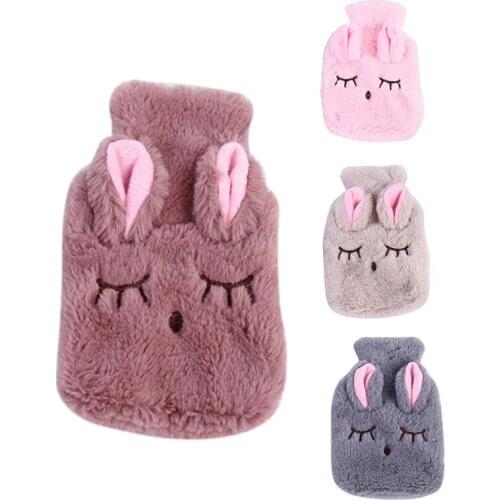 BMBY-Stress Pain Relief Therapy Hot Water Bottle Bag with Cover Reusable