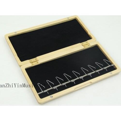 1pcs Excellent Wooden Bassoon reed case hold 9 pcs reeds Strong