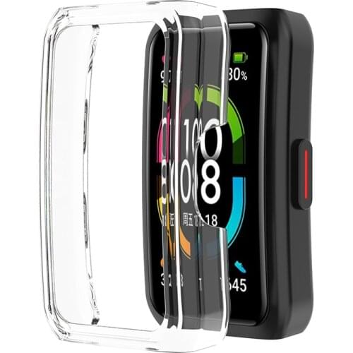 For Honor Band 6 Case, Dustproof PC Shell Slim Protective Frame Case Cover for Huawei Honor Band 6 Smart Watch